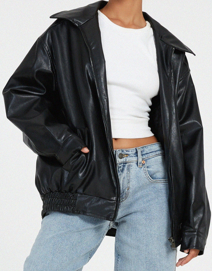 Nina | Chic Leather Jacket