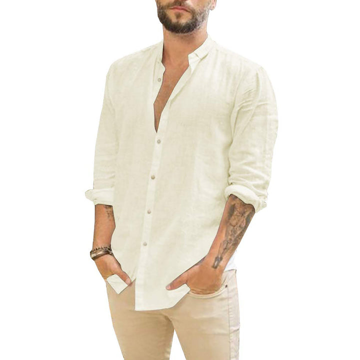 DOMEN | Solid Linen Men's Shirt