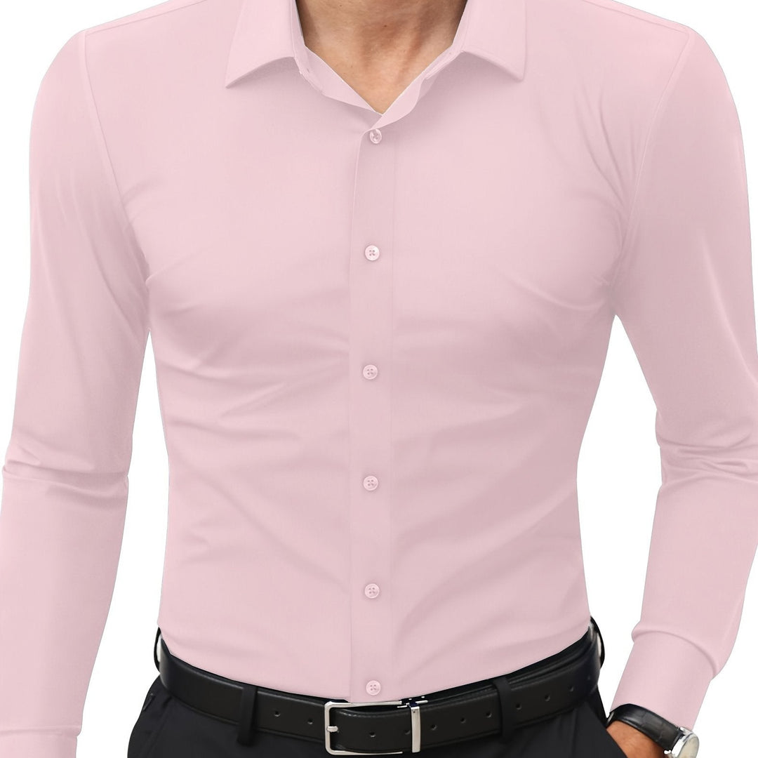 AXRID | Slim-Fit Stretch Men's Shirt with Button Closure