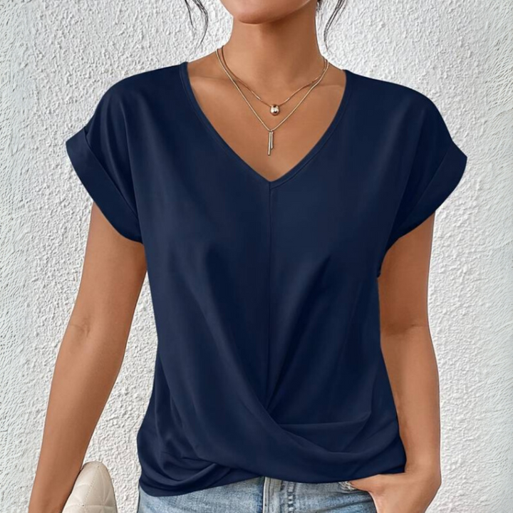 NOÉMIE | Tummy tucking V-neck top