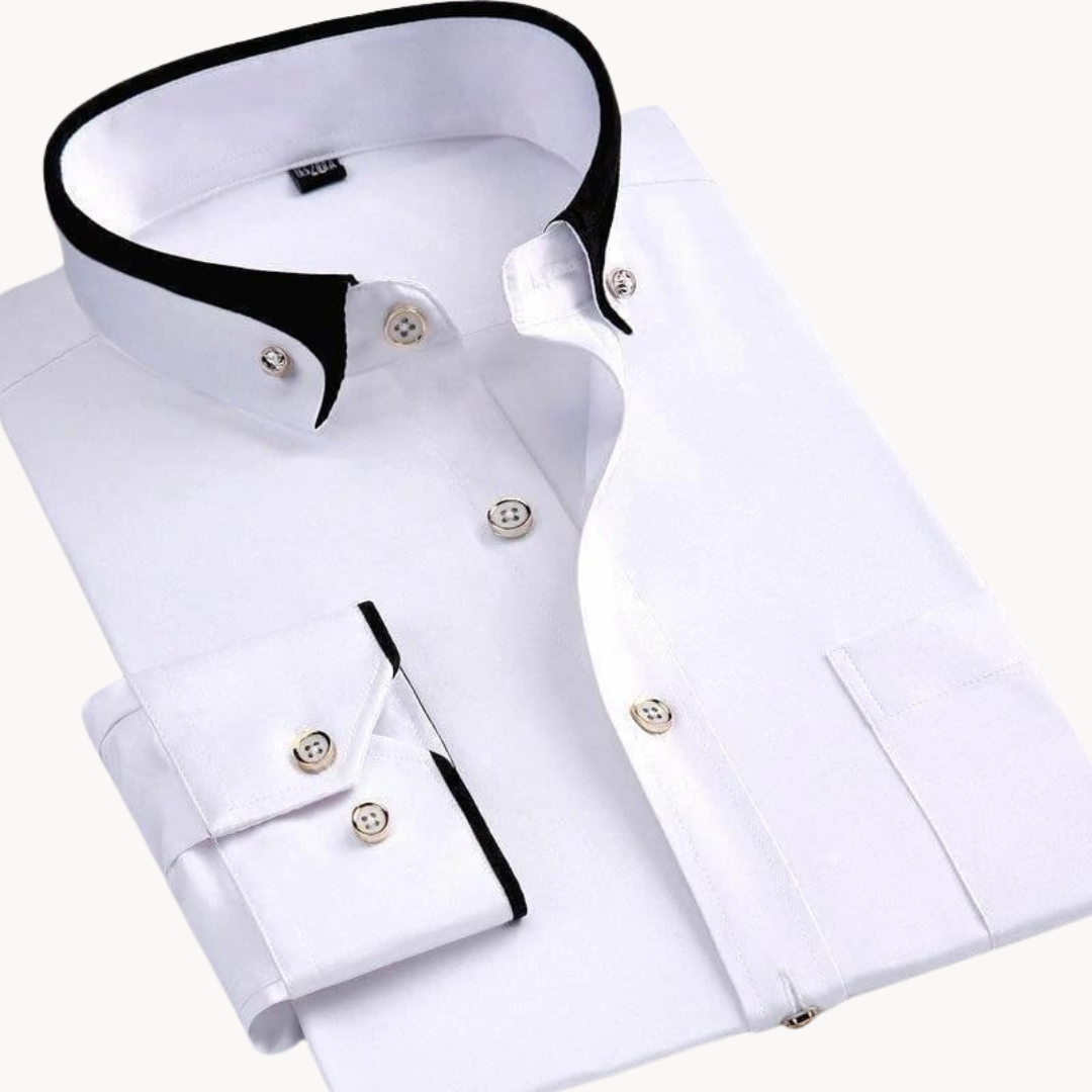 VICTOR | Polished Long-Sleeve Shirt