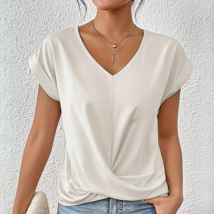 NOÉMIE | Tummy tucking V-neck top