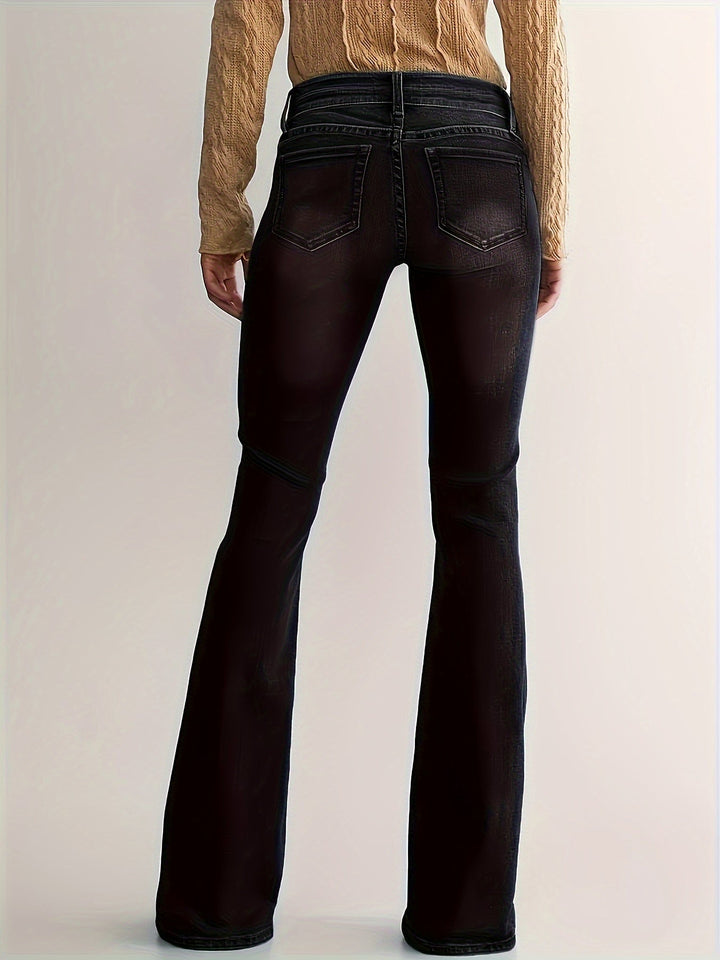 NIVORA | Casual High-Waist Flared Leg Jeans