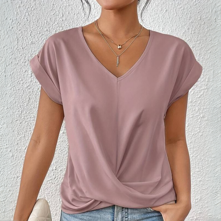 NOÉMIE | Tummy tucking V-neck top