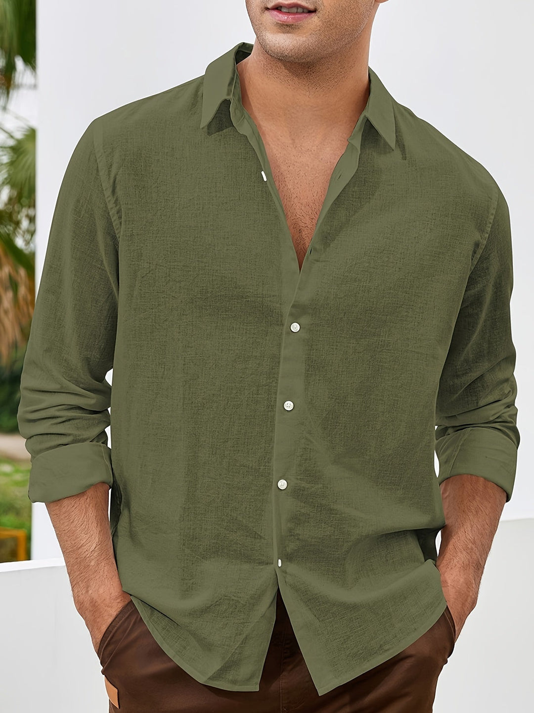 DAEDEN | Casual Men's Shirt with Long Sleeves