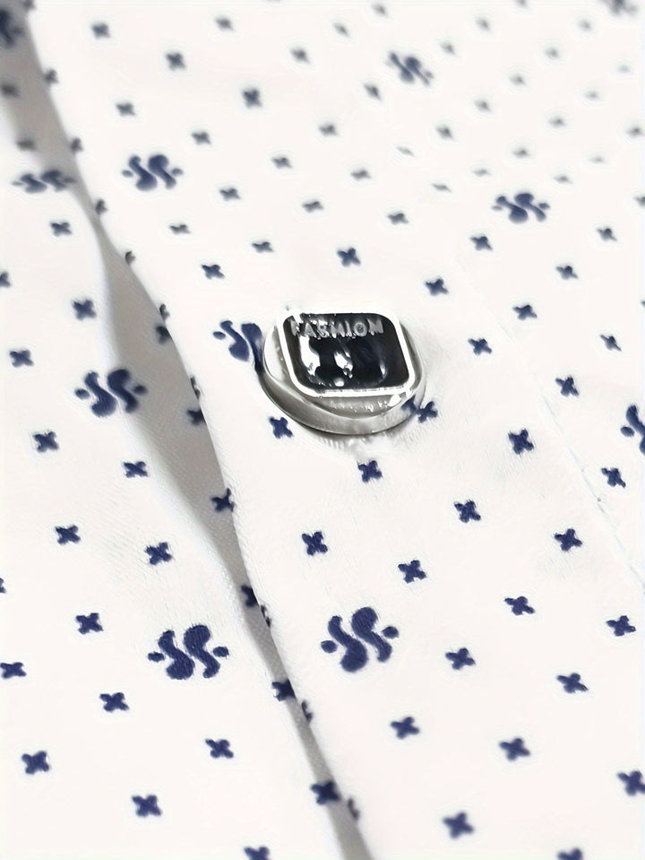 ORLIX | Slim-Fit Shirt with Geometric Pattern