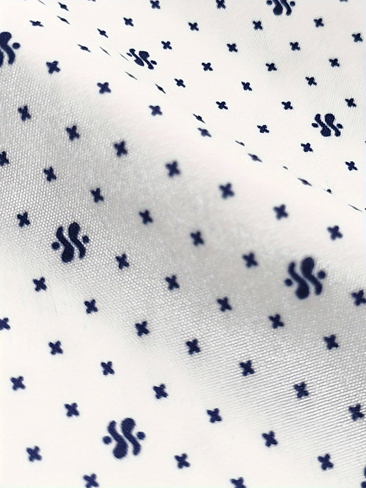 ORLIX | Slim-Fit Shirt with Geometric Pattern