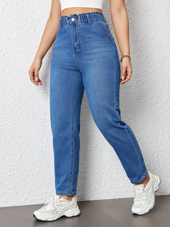 LOTREA | High-Waist Relaxed Fit Women's Jeans