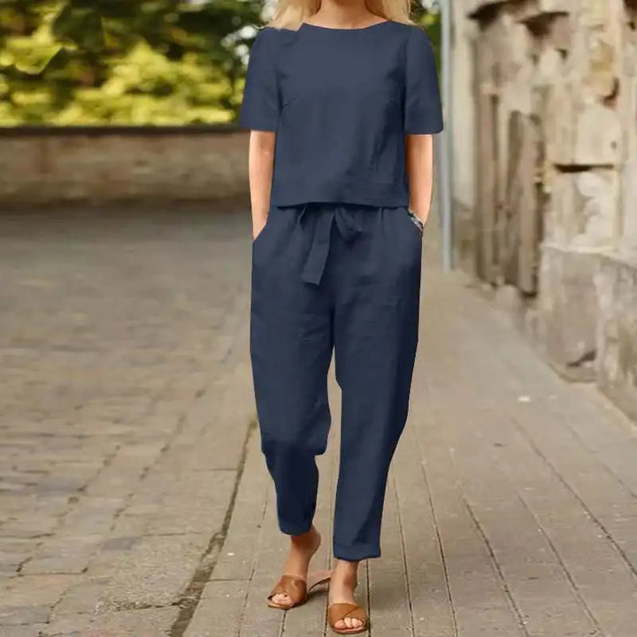 ANNALORA | 2-Piece Linen Set