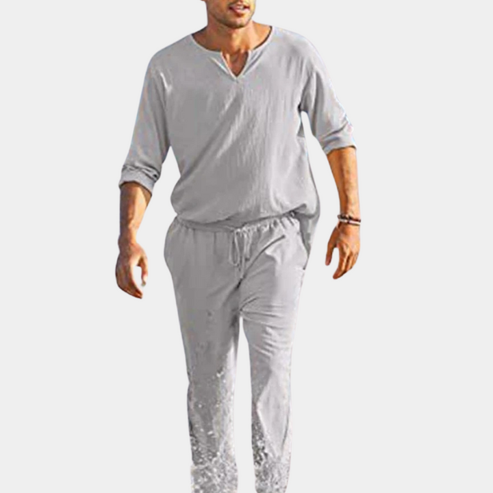 ADRIANO | Modern Cotton 2-Piece Men's Set