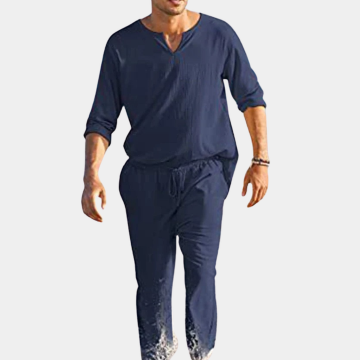 ADRIANO | Modern Cotton 2-Piece Men's Set