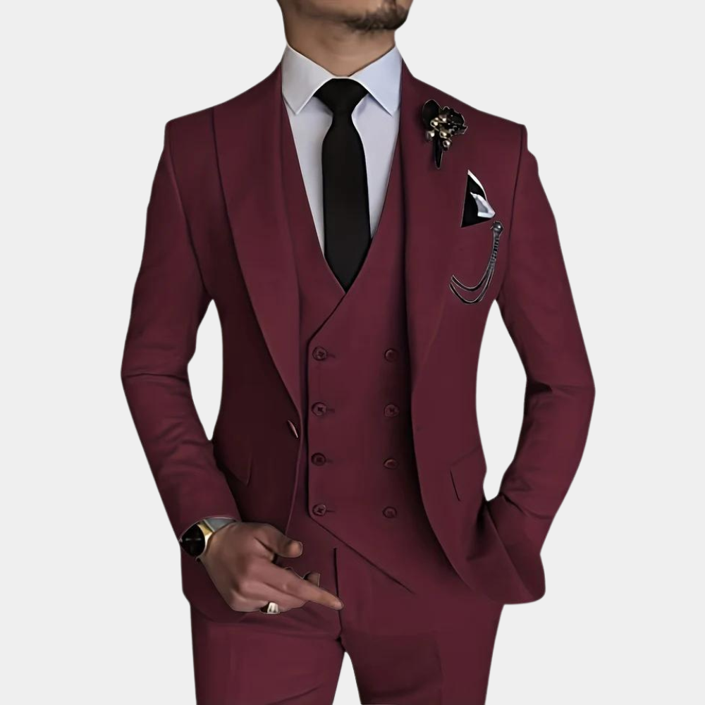 ELIO | Refined 3-Piece Men's Suit