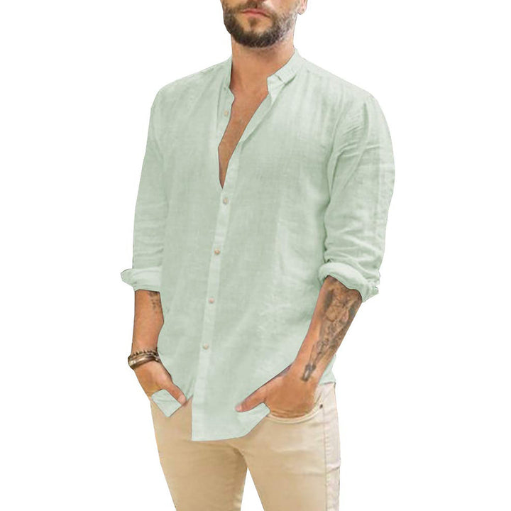 DOMEN | Solid Linen Men's Shirt