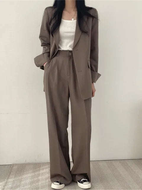 MALORIA | Casual Blazer and Pants Set