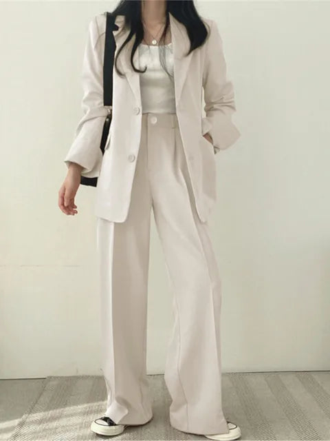 MALORIA | Casual Blazer and Pants Set