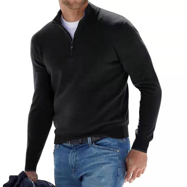 FELIX | Sleek Merino V-neck Sweater