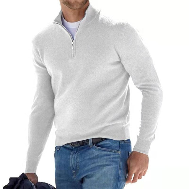 FELIX | Sleek Merino V-neck Sweater