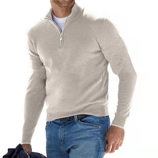 FELIX | Sleek Merino V-neck Sweater