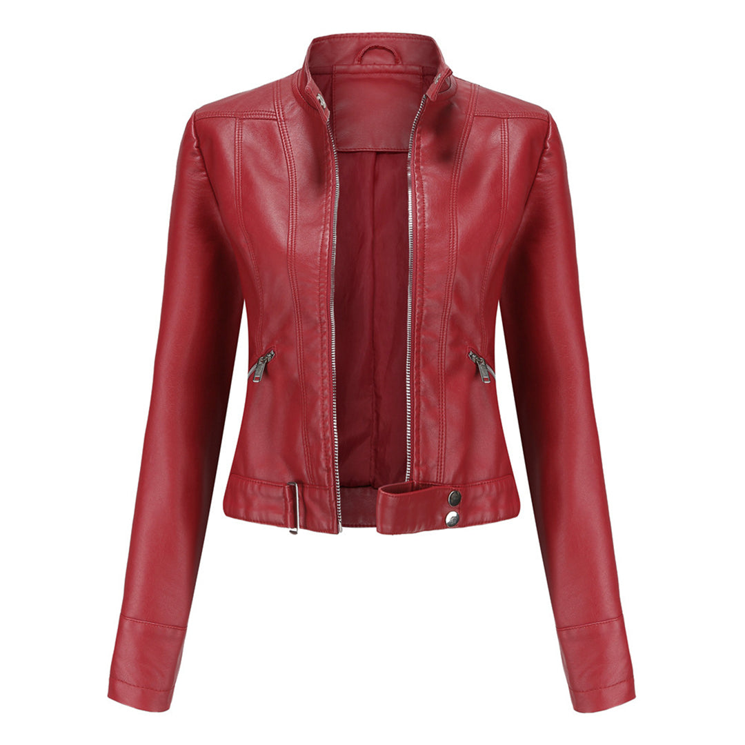 LEONA | Luxe Leather Jacket