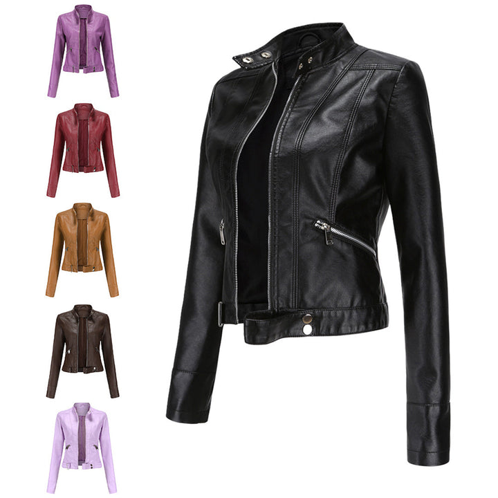 LEONA | Luxe Leather Jacket