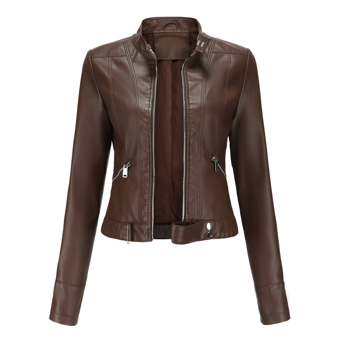 LEONA | Luxe Leather Jacket