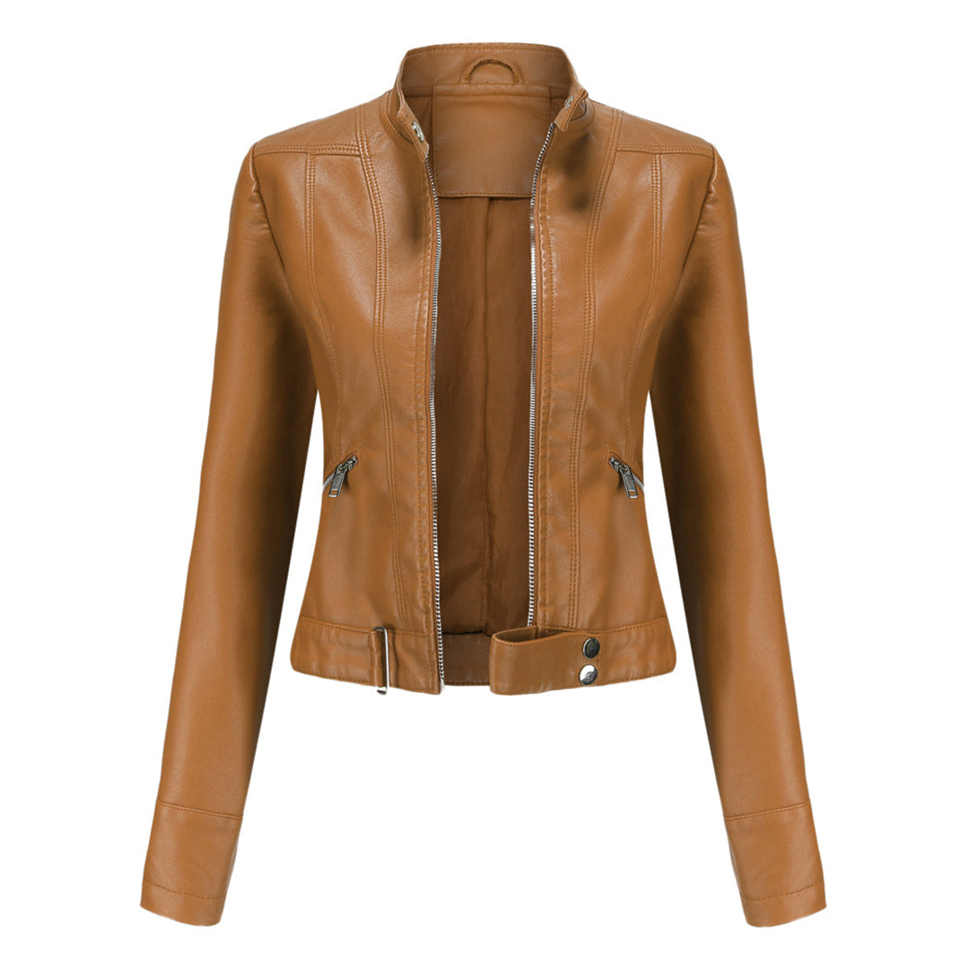 LEONA | Luxe Leather Jacket