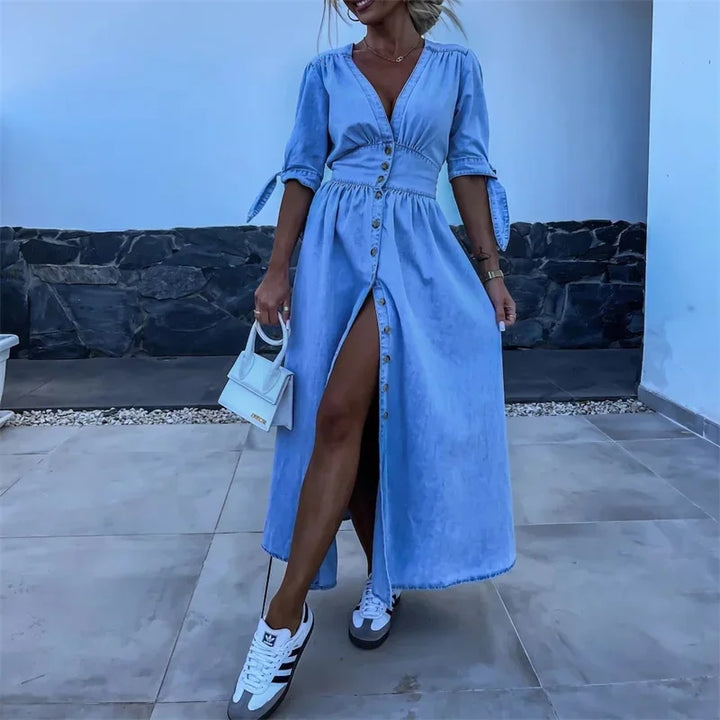 Mira | Classic Denim Dress