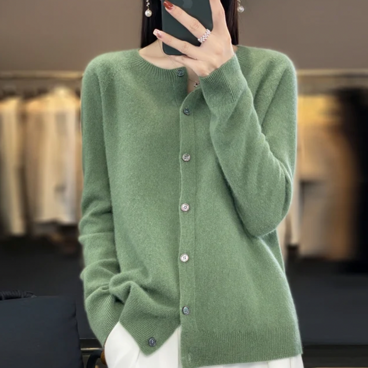 LIANA | Cozy Woolen Cardigan