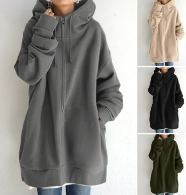 Tessa | Cozy Zip Up Hoodie