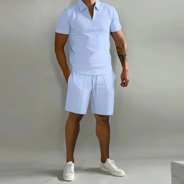 Tristan | Fresh Polo & Shorts Set