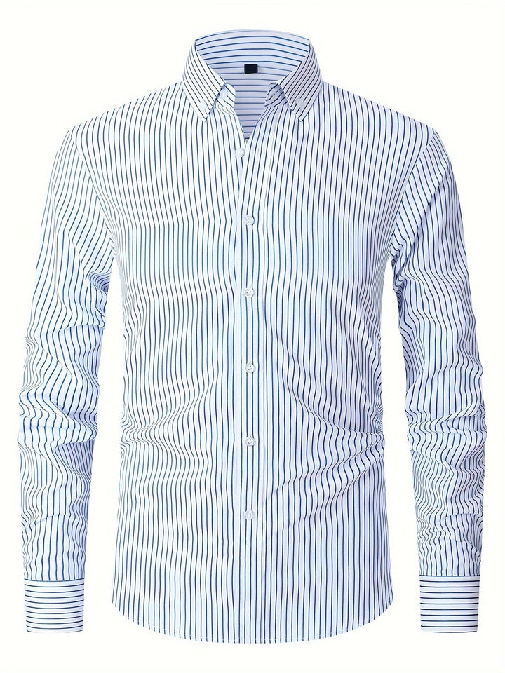 WYRON | Striped Shirt with Buttons