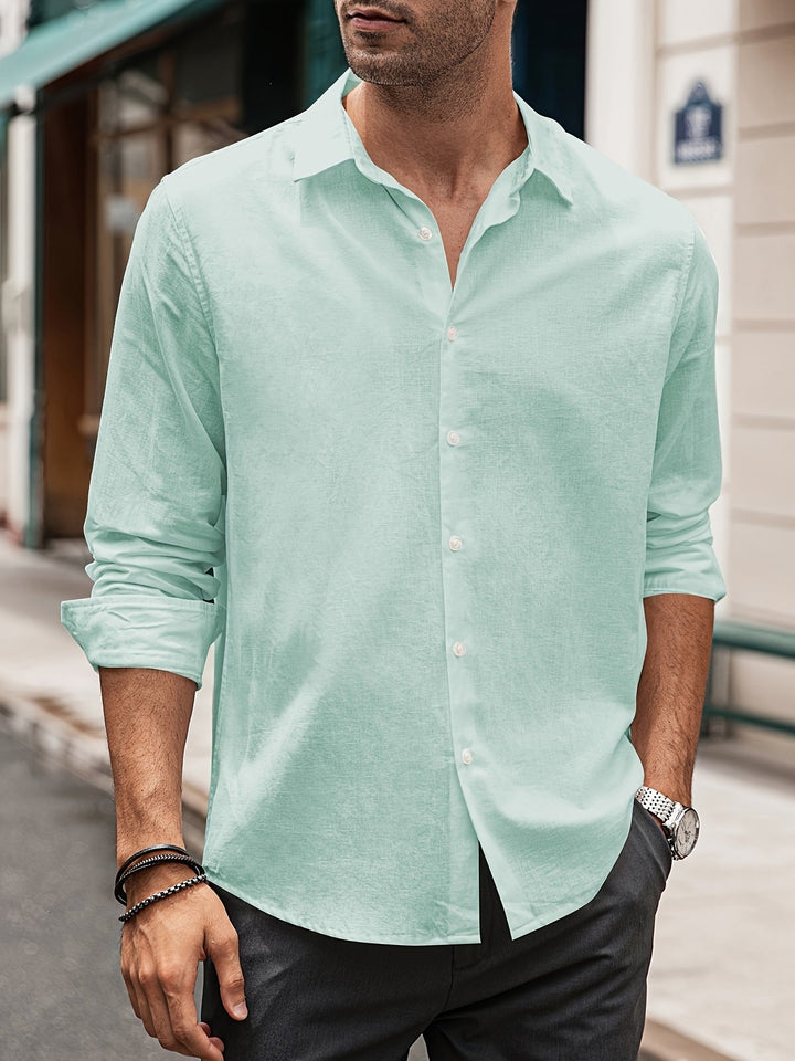 DAEDEN | Casual Men's Shirt with Long Sleeves