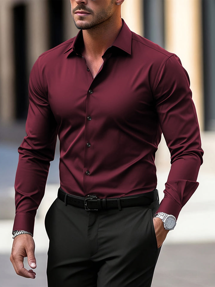 CLAREN | Elegant Men's Shirt with Polyester Blend