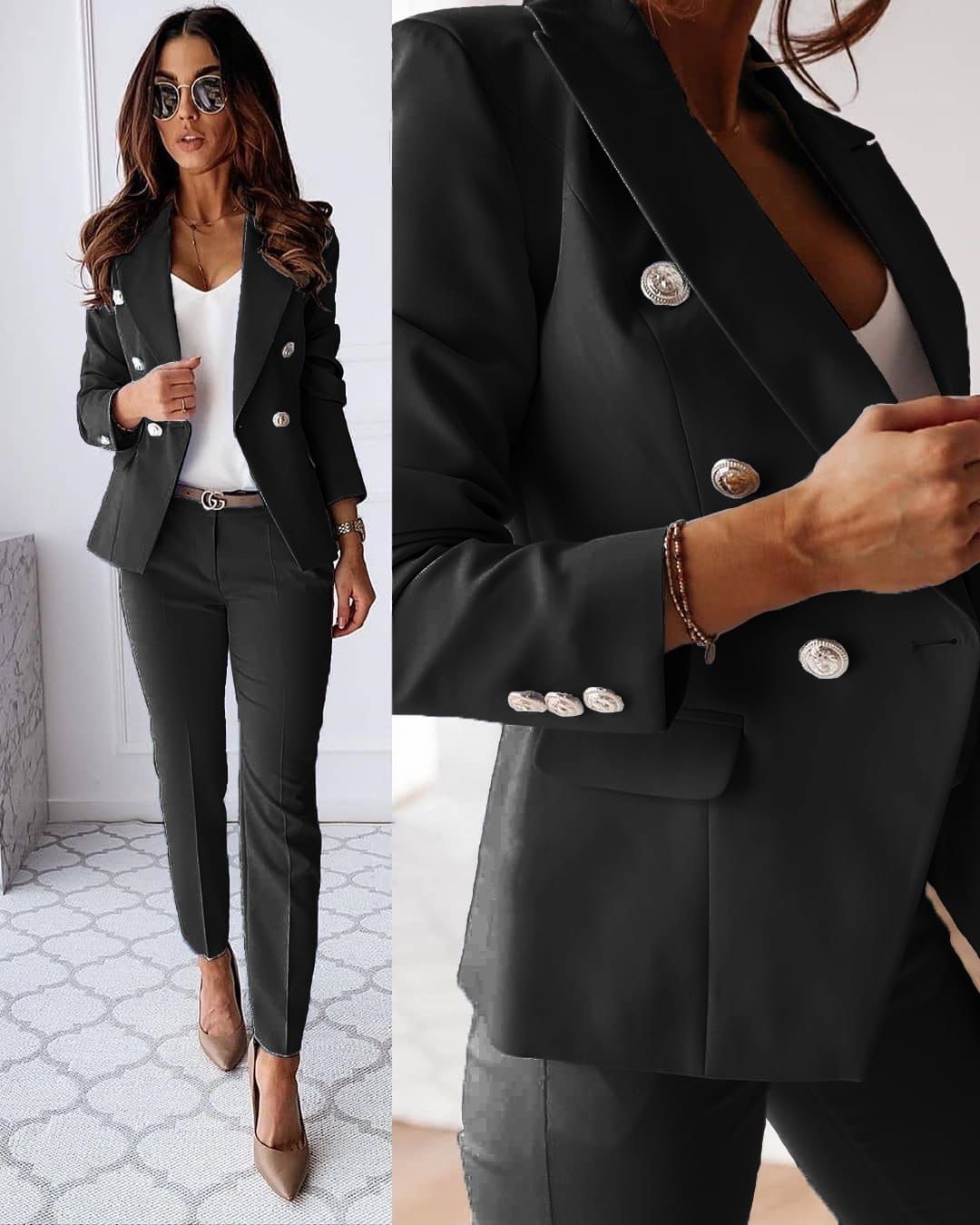 VIONA | Suit Jacket and Pants Set