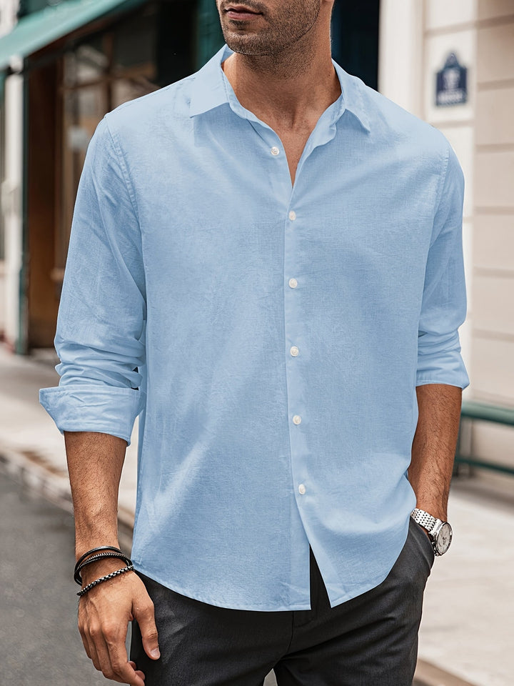 DAEDEN | Casual Men's Shirt with Long Sleeves