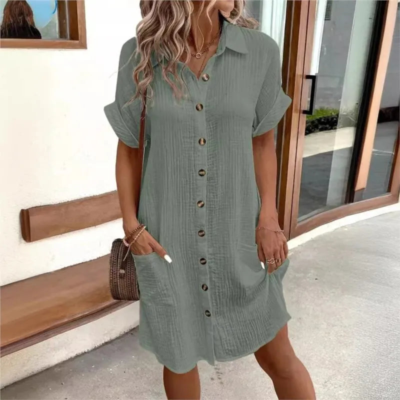 Riley | Breezy Collar Dress