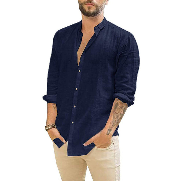 DOMEN | Solid Linen Men's Shirt